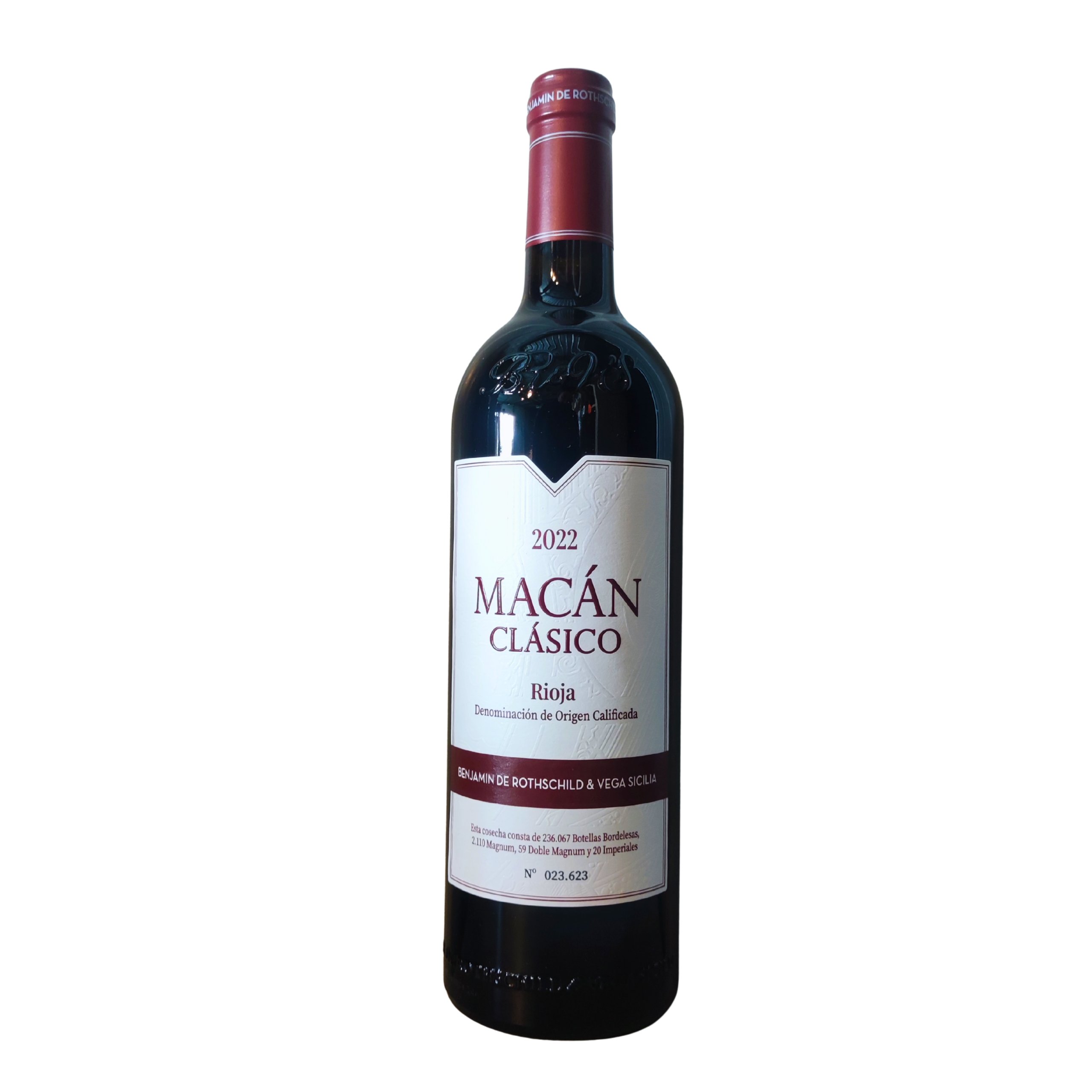 Macan Classico 2022, Rothschild et Vega Sicilia, 75Cl, 14.5° – Image 2
